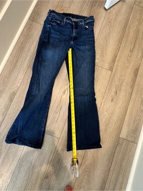 MOTHER Dark Indigo Flare Jeans